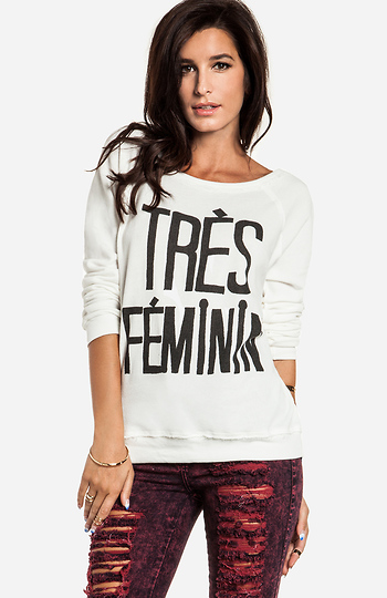 Morning Warrior Tres Feminin Sweatshirt Slide 1
