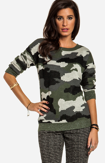 BB Dakota Ace Camo Sweater Slide 1