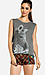 Chaser Vintage Zebra Muscle Tee Thumb 1