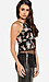 Floral Fringed Crop Top Thumb 3