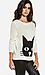 Cat Print Sweater Thumb 3