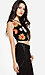 Daisy Print Crop Top Thumb 3