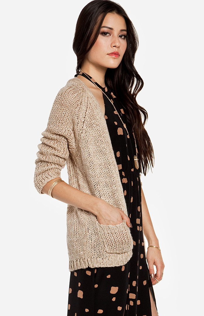 CONCEPT Denim Pocket Cardigan
