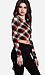 Glamorous Tartan Plaid Crop Top Thumb 3