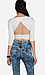 Open Back Crisscross Crop Top Thumb 2