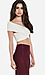 Crisscross Wrap Crop Top Thumb 3