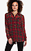 GLAMOROUS Plaid Chiffon Blouse Thumb 1