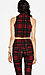 Tartan Plaid Crop Top Thumb 2