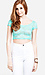 Floral Lace Crop Top Thumb 1