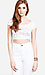 Floral Lace Crop Top Thumb 1
