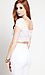 Floral Lace Crop Top Thumb 3