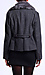 Faux Fur Collar Pea Coat Thumb 4