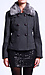 Faux Fur Collar Pea Coat Thumb 1