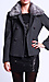 Faux Fur Collar Pea Coat Thumb 2