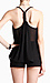 Black Braided Racerback Top Thumb 3