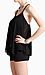 Black Braided Racerback Top Thumb 2