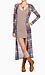 Zig Zag Long Cardigan Thumb 1