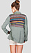 Aztec Detailed Cargo Jacket Thumb 3