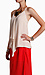 Beige Ruffle Front Top Thumb 2
