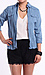 Crinkled Denim Shirt Thumb 1