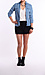Crinkled Denim Shirt Thumb 5