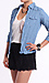 Crinkled Denim Shirt Thumb 2
