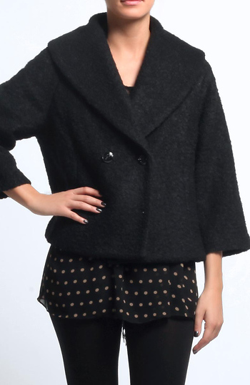 Boucle Coat Slide 1