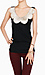 Sequin Scalloped Neck Top Thumb 1