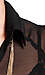 Cut Out Shoulder Chiffon Blouse Thumb 4
