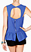 Keyhole Back Peplum Top Thumb 3