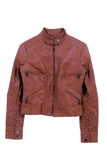 Rider Leather Jacket Slide 1