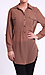 Sheer Button Up Tunic Blouse Thumb 1