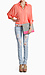Pink and Grey Color Block Clutch Thumb 6