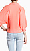 Coral Button Down Blouse Thumb 3
