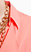 Coral Button Down Blouse Thumb 4