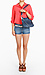 Medium Rinse Denim Shorts Thumb 5