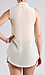 Sleeveless Button Down Shirt Thumb 3