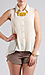 Sleeveless Button Down Shirt Thumb 1
