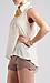 Sleeveless Button Down Shirt Thumb 2
