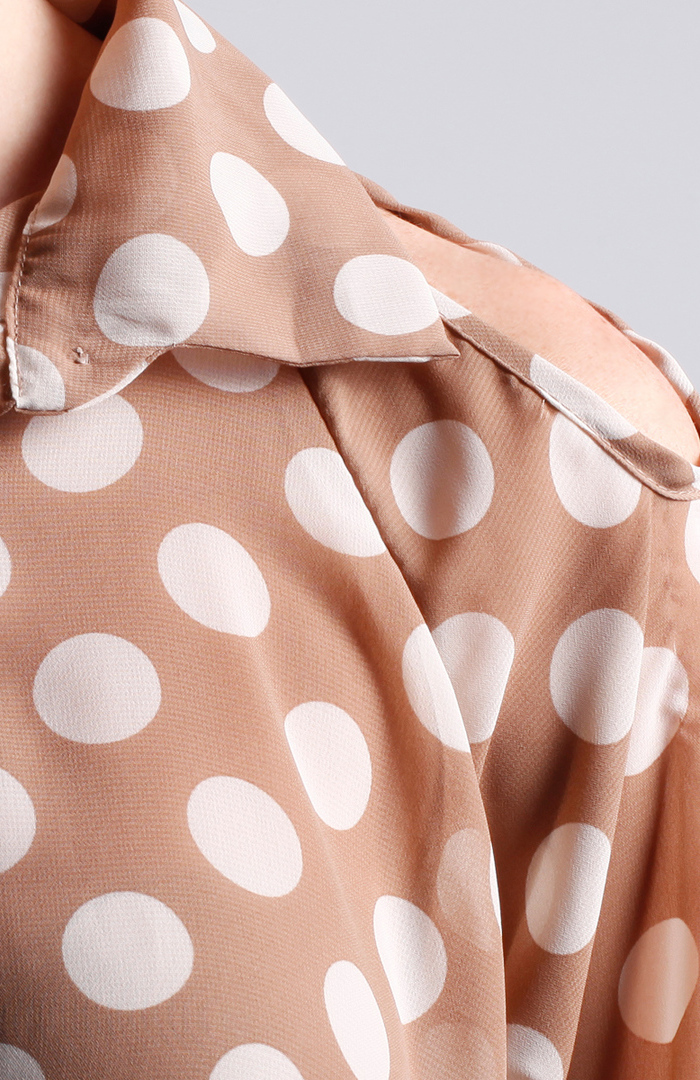 Sheer Polka Dot Top by Just Me
