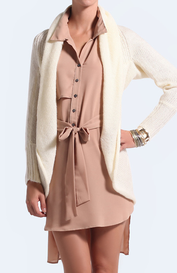 Shawl Collar Cardigan Slide 1