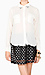 Jewel Tip Collar Blouse Thumb 1