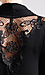 Drape Front Lace Back Cardigan Thumb 4