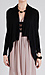 Drape Front Lace Back Cardigan Thumb 1