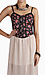Floral Print Corset Top with Straps Thumb 1
