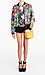 Wild Print Neon Bomber Jacket Thumb 5