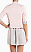 White Striped Cuff Blazer Thumb 3