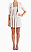 White Striped Cuff Blazer Thumb 5