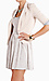 White Striped Cuff Blazer Thumb 2