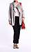 Grey Faux Fur Gilet Thumb 5